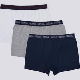Resim U.S. Polo Assn. U.s Polo Erkek Çocuk Boxer 3'lü Takım Mavi 