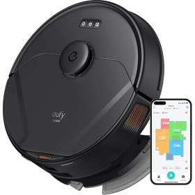 Resim CetKing By Anker Clean X8 Pro Robot Süpürge, 2X4000 Pa Emiş Gücü, Patentli Aktif Dolaşmayı Önleyen™ Rulo Fırça, Ipath™ Lazer Navigasyon T2266 Siyah 