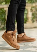 Resim Preux Deri Günlük Ortopedik Rahat Kaliteli Bağcıklı Casual Astarlı Şık Erkek Sneaker Spor Ayakkabı 