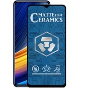 Resim Xiaomi Poco X3 Pro Tam Kaplayan Mat Seramik Nano Esnek Ekran Koruyucu Cam 