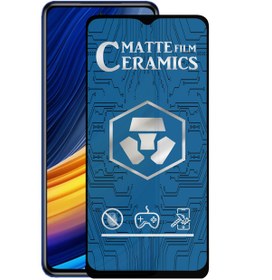 Resim Xiaomi Poco X3 Pro Tam Kaplayan Mat Seramik Nano Esnek Ekran Koruyucu Cam 