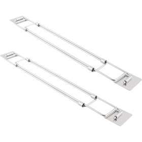 Resim Alchemy Craft Rv Güvenli Ayarlanabilir Barlar, Paslanmaz Çelik Çubuklar, Rv Buzdolabı Için Yiyecek ve Içecek Sabitleyiciler (2 Paket) (Yurt Dışından) 