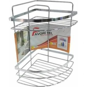 Resim Akhanlar Favori 2 Katlı Krom Banyo Köşelik 