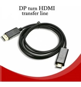 Resim Platoon3 Metre Display Port To HDMI Kablo Dısplay HDMI 3 Metre Displayport HDMI Kablo 