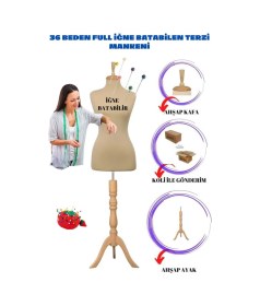 Resim 40 Beden Full Iğne Batan Terzi Mankeni Prova Mankeni Vitrin Mankeni Po-01 8175 