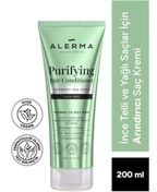 Resim Alerma ince telli ve yağlı saçlar için arındırıcı sülfatsız saç kremi 200 ml 