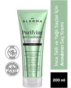 Resim Alerma ince telli ve yağlı saçlar için arındırıcı sülfatsız saç kremi 200 ml 