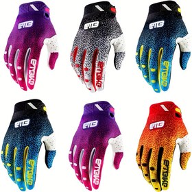 Resim ETB Motosiklet Eldivenleri, Cinsiyet Farketmeksizin, Polyester, Kapanışlı, Örme, Bisiklet, Motosiklet, Off-Road, Dağ Bisikleti için Sürüş Ekipmanı, Islak Bezle Kolay Bakım 