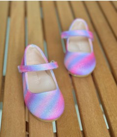 Resim Surpie Shoes Gökkuşağı Çocuk Babet, Renkli Çocuk Babet, Ortopedik Çocuk Babet 