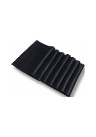Resim Siyah Renk 100 Adet Mikrofiber Gözlük Temizleme Bezi 