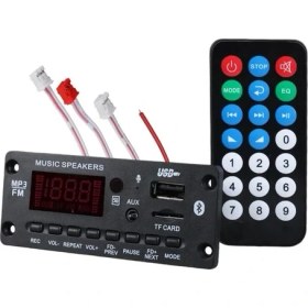 Resim Magicvoice G010 Usb/sd/bluetooth 2X25W Amfi Çıkışlı Oto Teyp Çevirici Dijital Player Board (95X40MM) 