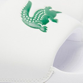 Resim Lacoste Serve Slide Kadın Beyaz Terlik 