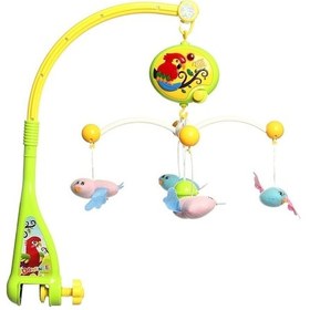 Resim Babycim Sevimli Papağan Ney Sesli Bebek Beşik Dönence 001 