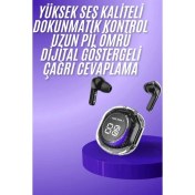 Resim Techno Stock Yeni Nesil Bluetooth Kulaklık Dijital Göstergeli Gaming Dokunmatik 5.3 Kablosuz 