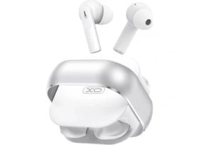 Resim Esmo Home Xo Bluetooth 5.3 Kablosuz Kulaklık - 2 Çift (Silikonlu & Silikonsuz) Tws Tasarım, Enc Gürültü Engelleme, 400MAH Şarj Kutusu, 5 Saat Müzik, Type-C Hızlı Şarj, G31, Beyaz 