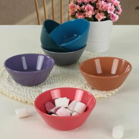 Resim Mixed Hitit Çorba Kasesi 14 cm 6 Adet - 406/620 