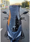 Resim Motocam Küba Newcity 125 Siperlik Ön Cam 2023-2025 Model 75cm Siyah Renkli 4mm Uzun Cam 