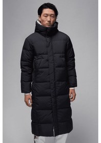 Resim Nike Jordan Flight Terma Fit Goose Down Mens Filled Kapüşonlu Ördek Tüyü Dolgulu Erkek Şişme Mont Siyah 