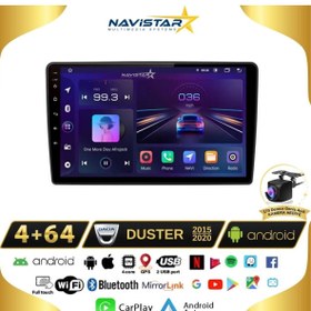 Resim Navistar Dacia Duster 2015-2020 Model 4gb 64gb Android 13 Kablosuz Carplay Navigasyon Multimedya Sistemi 