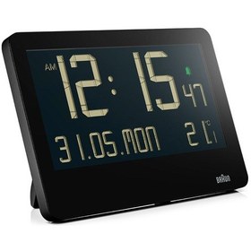 Resim Braun Bc14b Siyah Dijital Duvar Saati Brn.bc14b 