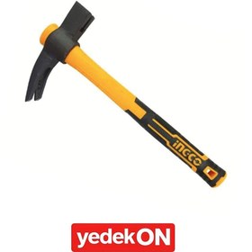 Resim Ingco Hıhh80700 Fiberglass Saplı Çatal Çekiç 700g Fransız Tipi 