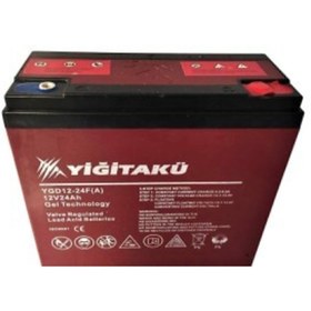 Resim Genel Markalar 12 V 24 Ah-amper Jel Akü (E*B*Y) (181X77X170) Mm 