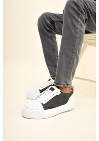 Resim Chekich Ch169 Bt Erkek Ayakkabı Antrasıt/Beyaz 