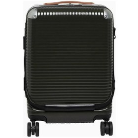 Resim Fpm Milano Fpm Milano Bank Light Spinner 53 Ön Cepli, Deri Detaylı Tasarım Kabin Boy Valiz Gri Bavul & Valiz 