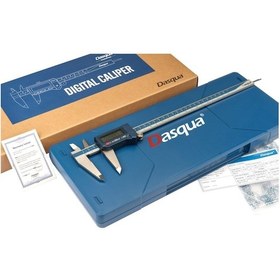 Resim Dasqua 2000-1015 300Mm Mavi Lcd Ekran Dijital Kumpas Ip54 Korum 