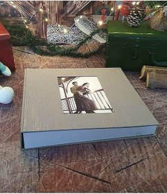 Resim Aledo 10x15cm 500'lük Klasörlü Koton Desenli Lüx Fotoğraf Albümü 