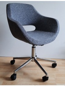 Resim Ofis Koltuğu Bilgisayar Sandalyesi Konik Ayaklı 