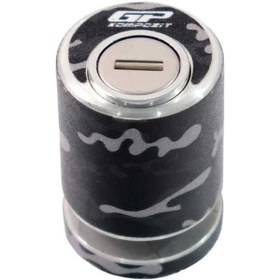 Resim GP Kompozit Universal Motosiklet Disk Kilidi Siyah-Gri 