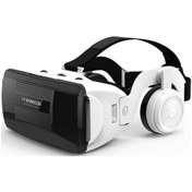 Resim Vr Shınecon G06eb Sanal Gerçeklik 3d Video Gözlükleri, Hifi Kulaklıklı 4,7 İnç - 6,1 İnç Akıllı Telefonlara Uygun Beyaz 