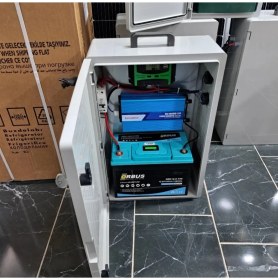 Resim Lexron Taşınabilir Güneş Paneli Solar Sistem Lifepo4 Lityum Akülü Tv Buzdolabı Aydınlatma Paketi 