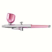 Resim Taşınabilir Tek Eylemli Airbrush 0.3mm Nozullu Püskürtme Tabancası Model Tırnak Araba Boyama Güzellik Mürekkebi Için Kalem 