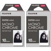 Resim Fujifilm Instax Mini Monochrome Siyah Beyaz 10x2 Film Seti 