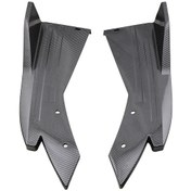 Resim Araba Evrensel Arka Köşe Kapağı Arka Tampon Koruyucu Köşe Arka Dudak Arka Kürek Karbon Fiber 