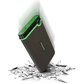 Resim Transcend TS1TSJ25M3 Storejet M3 Anti-Shock 1 Tb Harici Darbeye Dayanıklı Sabit Sürücü (6,4 cm (2,5 Inç), 5400 Rpm, 8 MB Önbellek, USB 3.0) Gri-Yeşil 
