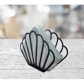 Resim Storemax Peçetelik Taç Mat Siyah 