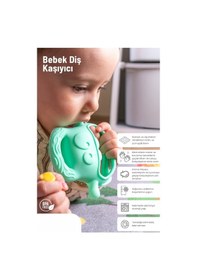 Resim Açık Yeşil Bebek Silikon Diş Kaşıyıcı Açık Yeşil 