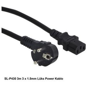 Resim S-link SL-P430 3m 3 x 1.5mm Lüks Power Kablo 