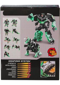 Resim Mey İthalat Lj1653 Metal Gövdeli Dönüşebilen Robot -gepettoys 
