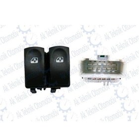 Resim Cam Dugmesi Sol Gri Soket Renault Clio 3 504629465 