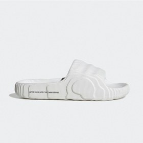 Resim Adidas Adilette 22 Unisex Beyaz Terlik Düz Hq4672 Beyaz 
