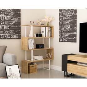 Resim Bmdekor Kitaplık Adriyatik Beyaz 