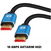 Resim Fiyaka 240hz Hdmi Kablo High Speed 3d 4k Desteği Versiyon 2.0 1.5metre Altın Uç 
