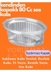 Resim 80 Cc Kullan At Sos Ve Kemik Suyu Dondurma Kabı 24 Lü Sızdırmaz Kapaklı 