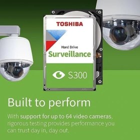 Resim S300 6tb Video Surveillance HDD - 3.5”, 256MB Cache, HDWT860UZSVA 
