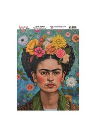 Resim Pirinç Dekopaj Kağıdı 30x42cm Pt-2586 Frida Kahlo 