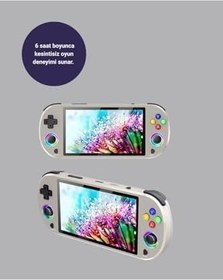 Resim Taşınabilir Retro Oyun Konsolu – 5 İnç IPS Ekranlı, 3000 mAh Şarjlı, HD Destekli, Ürün Kodu: TEK-0655A8377C5B2A38A52861-CAN 